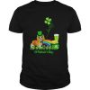 Lucky Cavalier Dog Shamrock St Patricks Day shirt