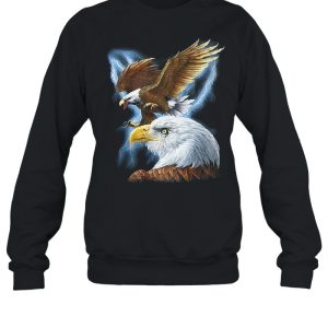 Majestic eagle and lightning shirt 4