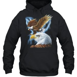 Majestic eagle and lightning shirt 5