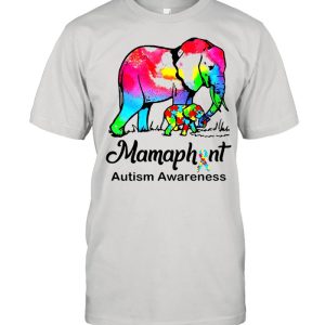 Mamaphent Autism Awareness Elephant LGBT Shirt