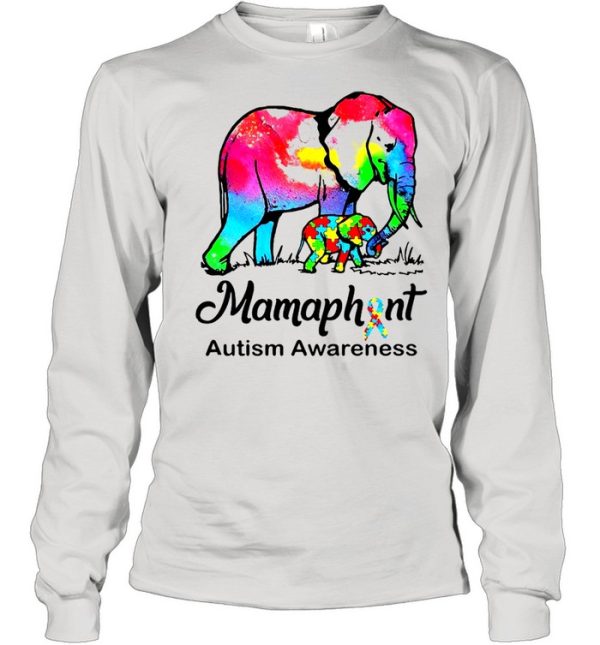 Mamaphent Autism Awareness Elephant LGBT Shirt