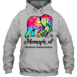 Mamaphent Autism Awareness Elephant LGBT Shirt 5