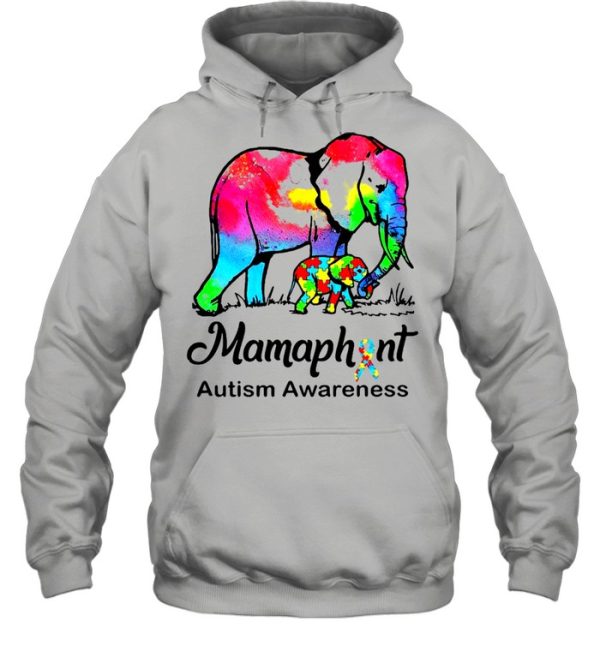 Mamaphent Autism Awareness Elephant LGBT Shirt