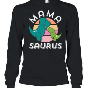 Mamasaurus T Rex Mommy Baby Dinosaur Retro Cute Mother's Day Shirt 3