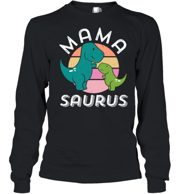 Mamasaurus T Rex Mommy Baby Dinosaur Retro Cute Mother’s Day Shirt