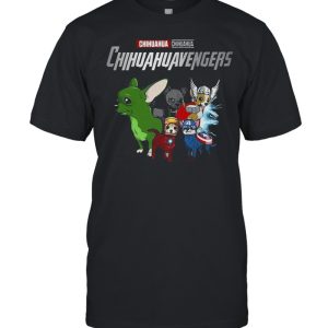 Marvel Avengers Chihuahua Avengers T-shirt