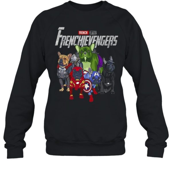 Marvel Avengers French Bulldog Avengers T-shirt