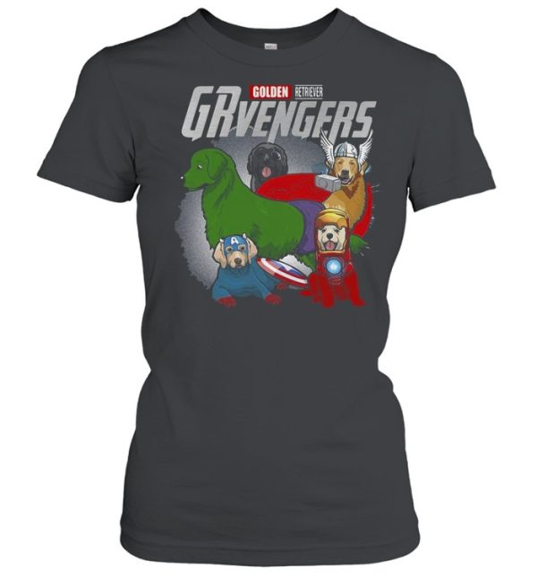 Marvel Avengers Golden Retriever Avengers T-shirt