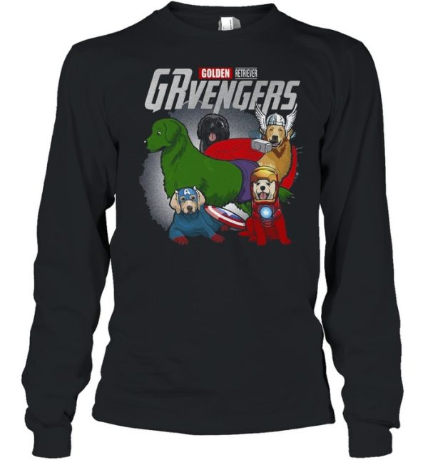 Marvel Avengers Golden Retriever Avengers T-shirt