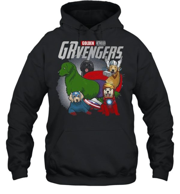 Marvel Avengers Golden Retriever Avengers T-shirt