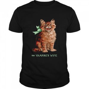 Men's Cat The Vampire's Wife shirt 1