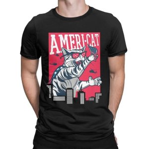 Mens Catzilla T Shirt – Ameri-cat