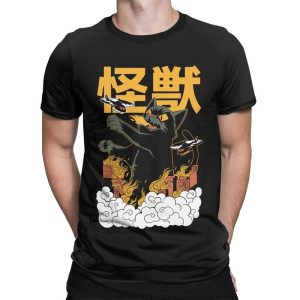 Mens Catzilla T Shirt – Japanese