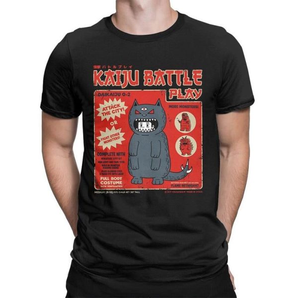 Mens Catzilla T Shirt – Kaiju Battle