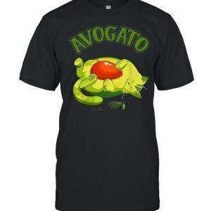 Meow Avogato Cat Avocado shirt 1