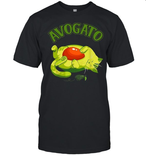 Meow Avogato Cat Avocado shirt