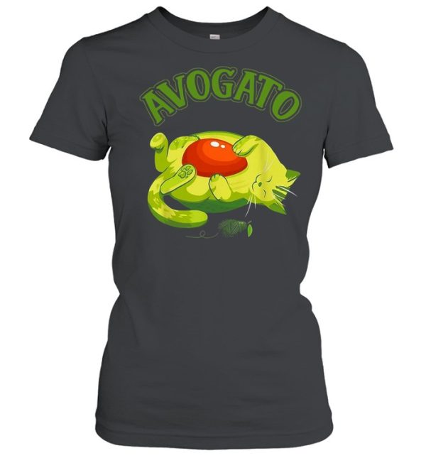 Meow Avogato Cat Avocado shirt