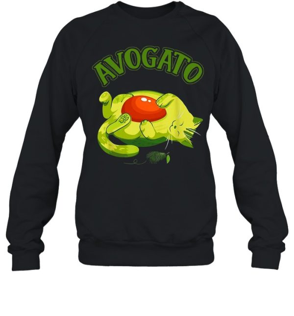 Meow Avogato Cat Avocado shirt