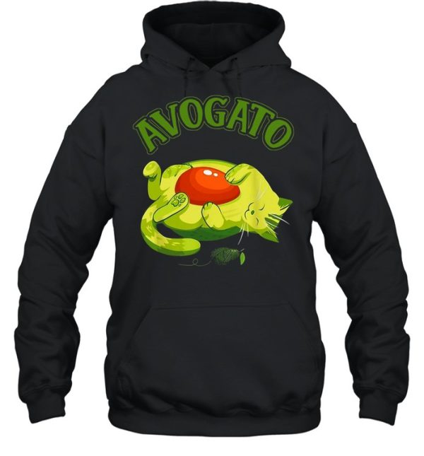 Meow Avogato Cat Avocado shirt