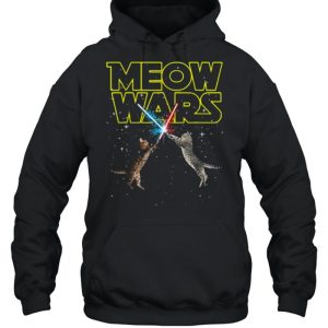 Meow Wars Space Cat Laser Cat T Shirt 5