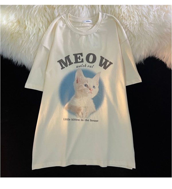 Meow Watch Out Adorable Cat Streetwear