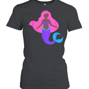 Mermaid For Girls Black Mermaid shirt