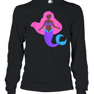 Mermaid For Girls Black Mermaid shirt 3