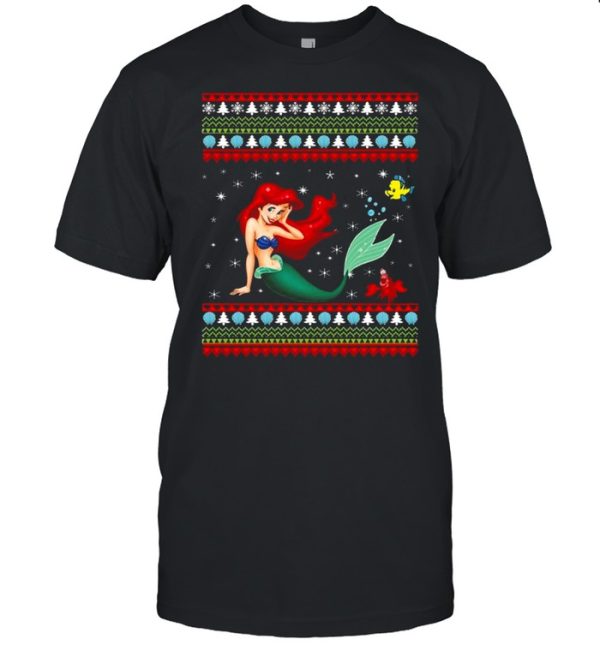 Mermaid Ugly Christmas shirt