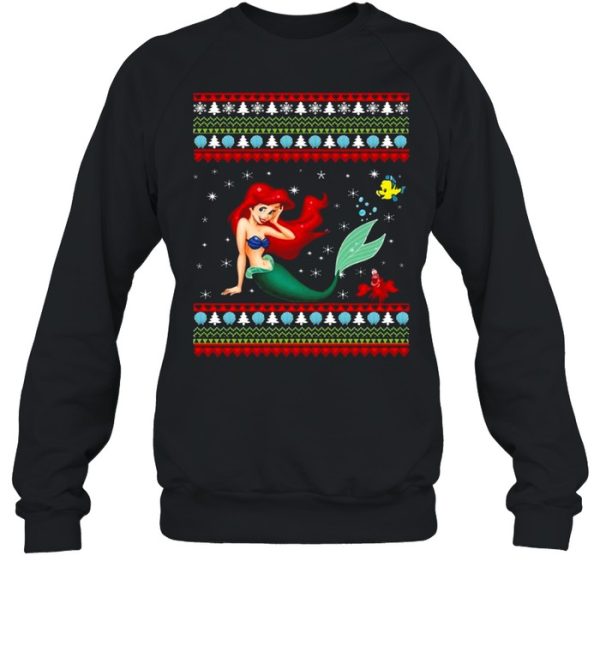 Mermaid Ugly Christmas shirt