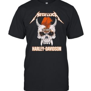 Metallica Motor Harley Davidson Cycles logo shirt