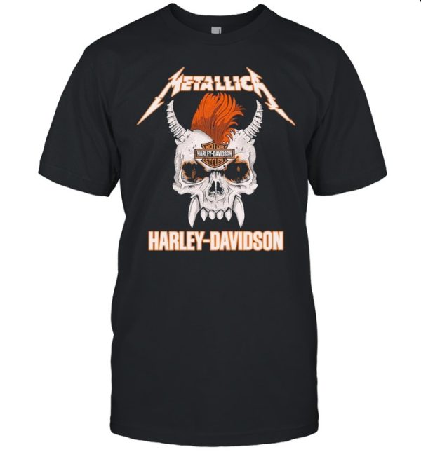 Metallica Motor Harley Davidson Cycles logo shirt