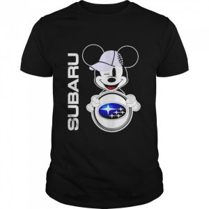 Mickey Mouse Subaru shirt 1