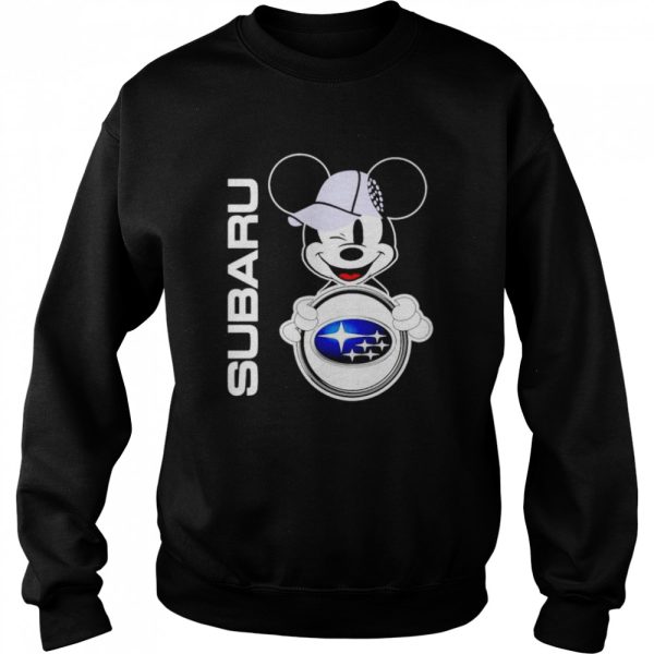 Mickey Mouse Subaru shirt