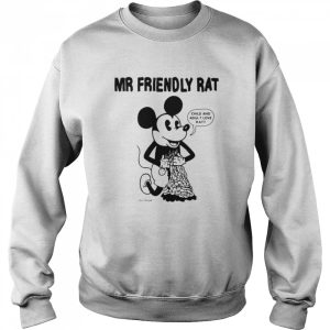 Mickey Mr Friendly Rat Child And Adult Love Rat shirt 4