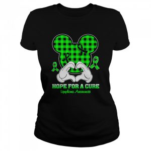 Mickey mouse Hope for a Cure Lymphoma Awareness shirt 2