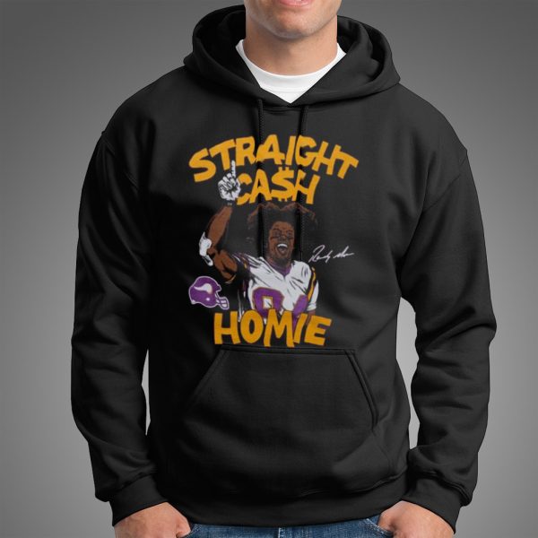 Minnesota Vikings Randy Moss Straight Cash Homie Signature 2023 T-shirt