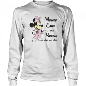 Minnie mouse ears and nurse kind of girl shirt 3