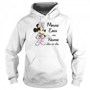 Minnie mouse ears and nurse kind of girl shirt 5