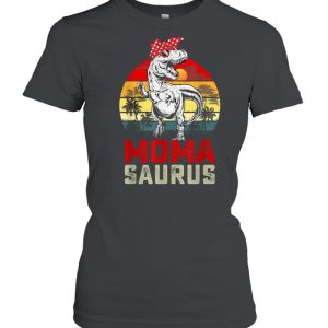 Momasaurus T Rex Dinosaur Moma Saurus Mothers Day Shirt