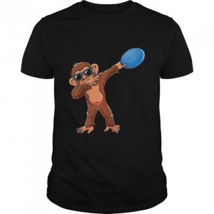 Monkeys Dab Boys Girls Disc Golf Shirt 1