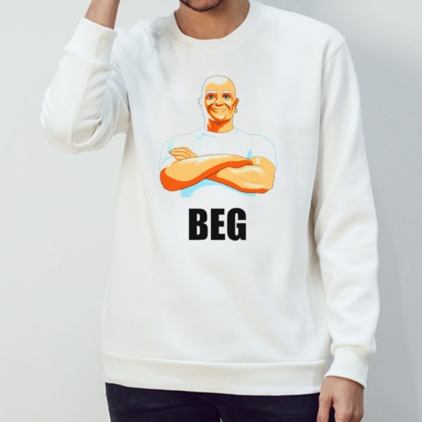 Mr. Clean Beg shirt