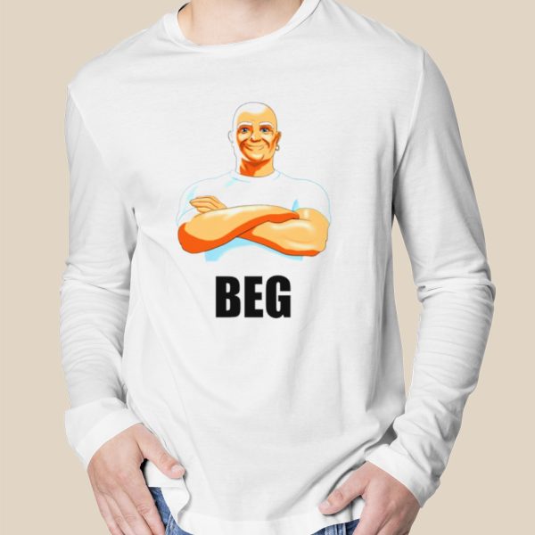 Mr. Clean Beg shirt