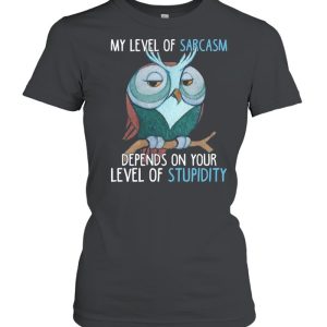 My Level Of Sarcasm Depends On Your Level Of Stupidity shirt 2