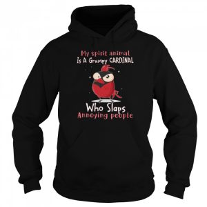 My Spirit Animal Is A Grumpy Cardinal Who Slaps Annoying People T shirt 5