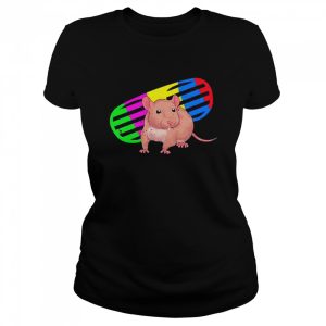 Nagetier Haustier Tierliebhaber Bunte Sonnenbrille Ratte Shirt