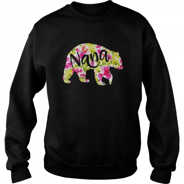 Nana Bear Grandma Christmas Mother’s Day Shirt