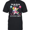Nana of the birthday girl unicorn dabbing party shirt