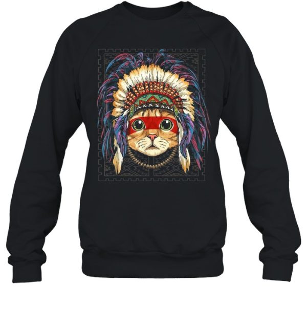 Native Indian Cat Native American Indian Cats shirt