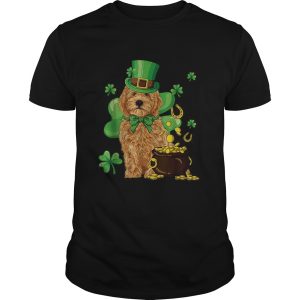 Nice Goldendoodle St Patricks Day Irish Dog Lover shirt