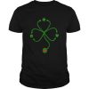 Nice Irish Nurse St Patricks Day Stethoscope Heartbeat shirt
